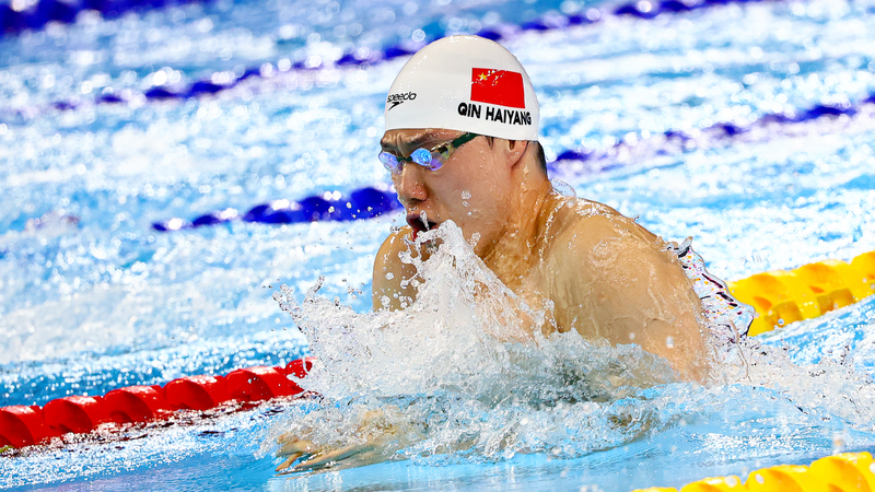 Qin Haiyang Grabs 100m Breaststroke Gold at World Championships Qin_Haiyang_Grabs_100m_Breaststroke_Gold_at_World_Championships