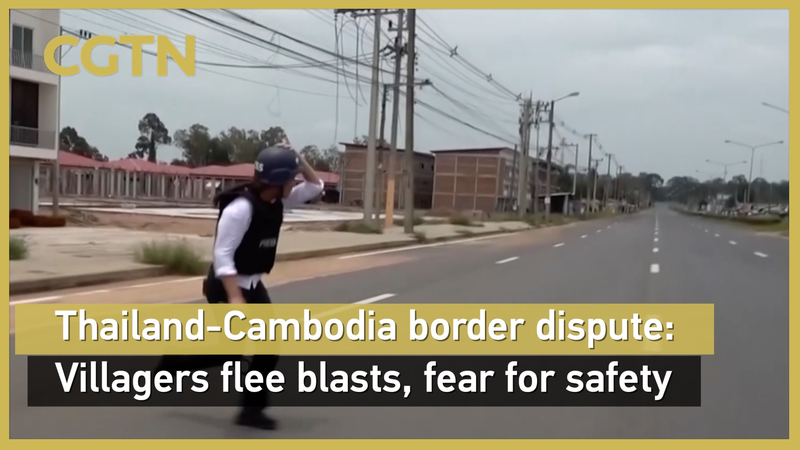 Thailand-Cambodia Border Clash: Villagers Flee Amid Explosive Blasts Thailand_Cambodia_Border_Clash__Villagers_Flee_Amid_Explosive_Blasts video poster