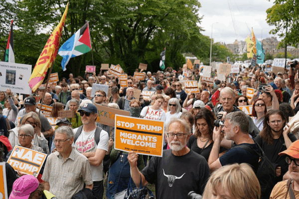Trump’s Scottish Visit Triggers Protests & Heavy Security Trump_s_Scottish_Visit_Triggers_Protests___Heavy_Security
