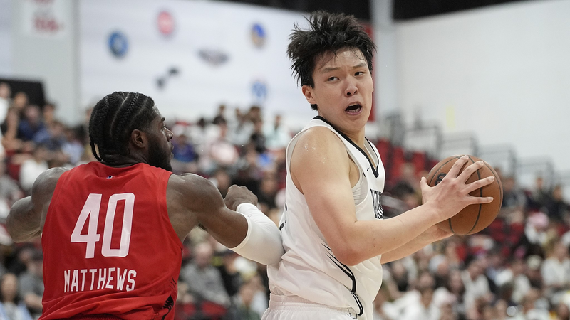 Yang_Hansen_Electrifies_NBA_Summer_League_Debut video poster