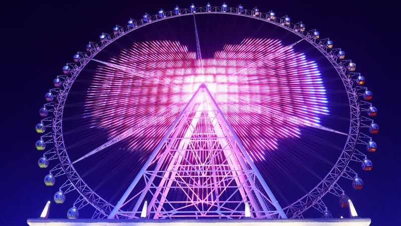 7NUGTU88USNJ31ZRK8DI - Namaste Headlines Changzhou’s Dragon Eye Dazzles for Qixi Festival Light Show