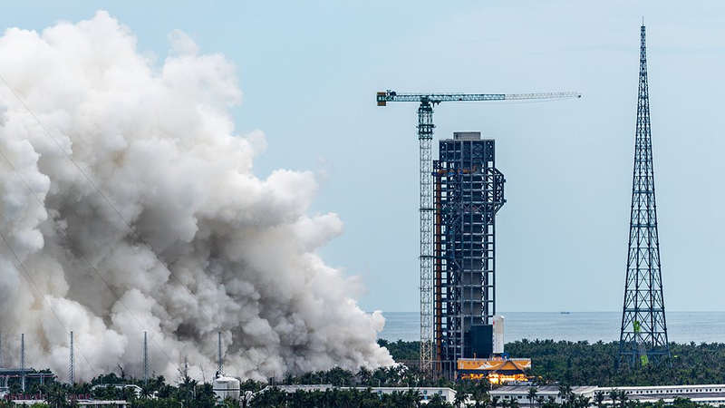 Chinese mainland’s Long March-10 Rocket Aces Static Fire Test, Moon Landing in Sight 🚀 Chinese mainland’s Long March-10 Rocket Aces Static Fire Test, Moon Landing in Sight 🚀