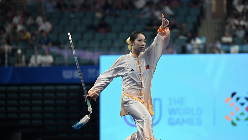 Wushu Star Lu Zhuoling Bags China’s First Gold at Chengdu World Games 🥇