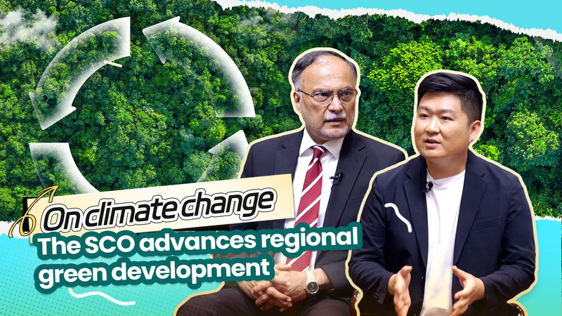 FXJVA3S4XIA4SAXXNDF2 - Namaste Headlines Pakistani Minister Cheers SCO’s Green Development Drive video poster