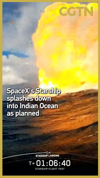 SpaceX’s Starship Splashes Down in Indian Ocean After 10th Test Flight 🚀 SpaceX’s Starship Splashes Down in Indian Ocean After 10th Test Flight 🚀 video poster