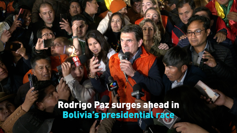 Rodrigo Paz Surges Ahead with 32% in Bolivia’s Election Rodrigo Paz Surges Ahead with 32% in Bolivia’s Election video poster