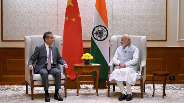 Modi & Wang Yi Mark 75 Years of India–China Ties Modi & Wang Yi Mark 75 Years of India–China Ties