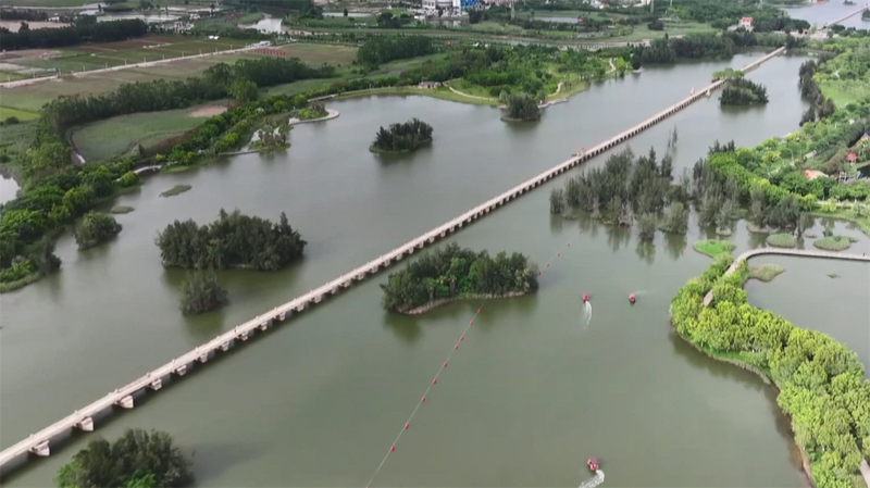 M9ZNPEYY10O6M6VVJWSK - Namaste Headlines Ancient Marvel: The Anping Bridge – Chinese mainland’s Longest Stone Bridge video poster