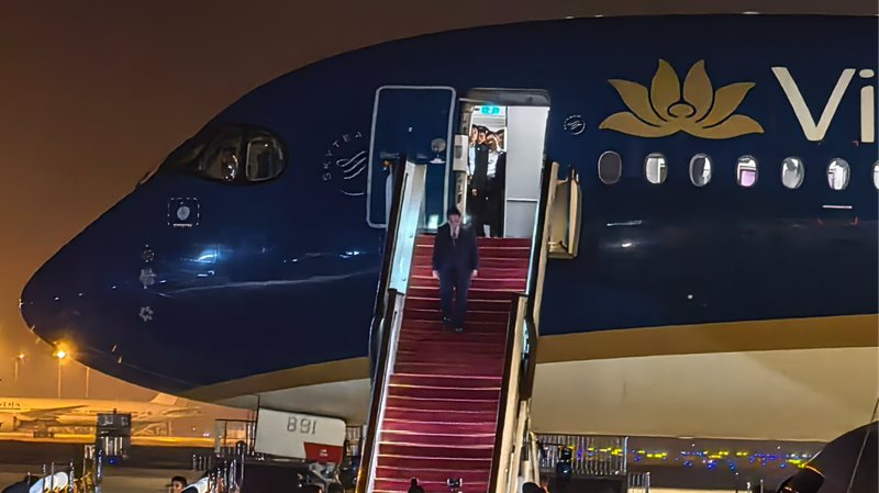 Vietnam’s PM Touches Down in Tianjin for SCO 2025 Summit