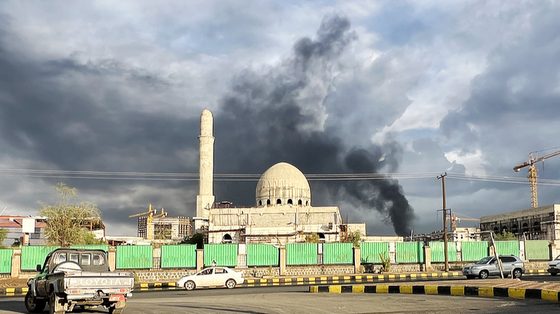 Sanaa_Under_Fire__Israeli_Strikes_Kill_6__Injure_Dozens