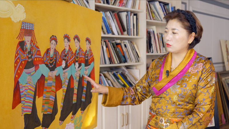 Sonam_Pema_Revives_Tibetan_Cloth_Painting video poster
