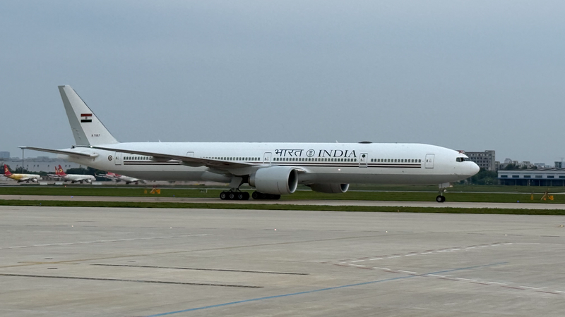 T76OQELW0K4WEFU16E3Q - Namaste Headlines Modi Touches Down in Tianjin for SCO Summit 2025 ✈️