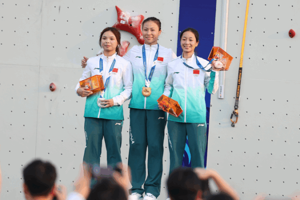 The Chinese mainland Climbers Sweep Speed Golds at Chengdu World Games The_Chinese_mainland_Climbers_Sweep_Speed_Golds_at_Chengdu_World_Games