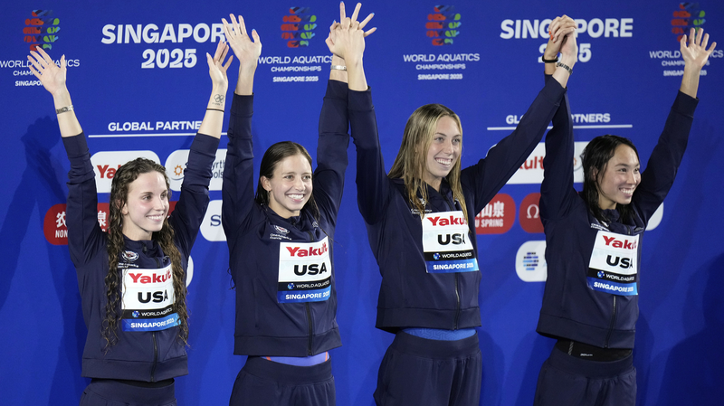 USA Shatters World Record at 2025 Aquatics Champs USA_Shatters_World_Record_at_2025_Aquatics_Champs