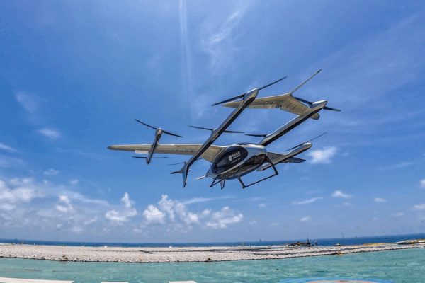 China’s 2-Tonne eVTOL Soars in Historic Offshore Delivery