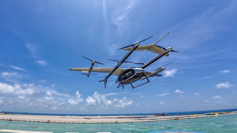 China’s 2-Tonne eVTOL Soars in Historic Offshore Delivery