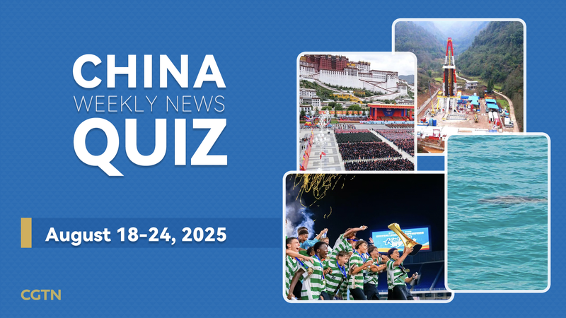 China Weekly News Quiz: Aug 18–24, 2025 – Test Your Know-How!