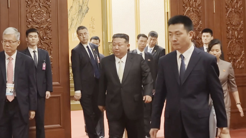 Kim Jong Un Leaves Beijing’s Great Hall After Talks with Xi Kim Jong Un Leaves Beijing’s Great Hall After Talks with Xi video poster