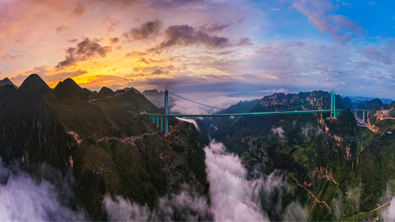 World’s Tallest Bridge Opens in Southwest Chinese Mainland