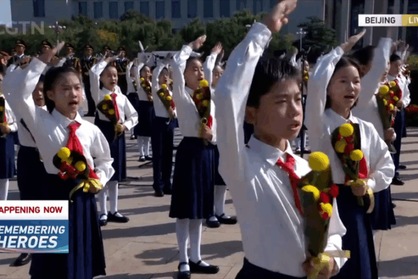 Young Voices at Martyrs’ Day Ceremony in Beijing Young Voices at Martyrs’ Day Ceremony in Beijing video poster