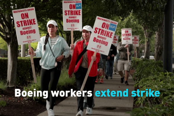 Boeing Workers Extend Months-Long Strike: What’s at Stake? Boeing Workers Extend Months-Long Strike: What’s at Stake? video poster
