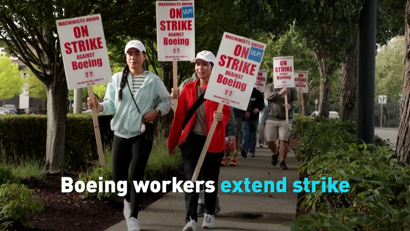 Boeing Workers Extend Months-Long Strike: What’s at Stake? video poster
