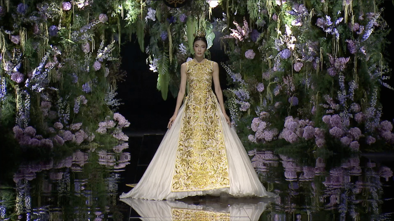 Guo Pei’s Golden Vision Shines at Beijing Fashion Week video poster