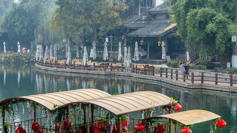 AF8EUDW113K6AKWAAFD7 - Namaste Headlines Huanglongxi Ancient Town: Sichuan’s Serene Waterside Gem video poster