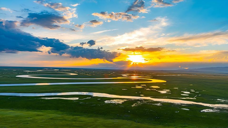 AKBBE1JJ3GAB9G6PY4XN - Namaste Headlines Discover Bayanbulak’s Tongxin Island: Grasslands & River Curves 🏞️ video poster