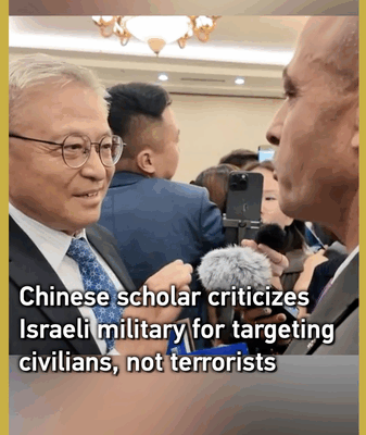 Chinese Scholar Slams Israeli Military for Civilian Targets Chinese_Scholar_Slams_Israeli_Military_for_Civilian_Targets video poster
