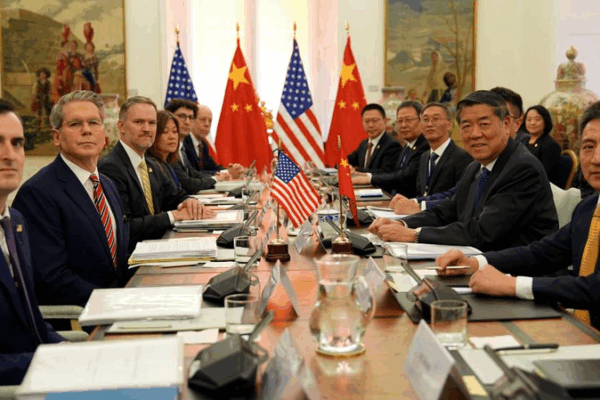 Day 2: Chinese mainland & U.S. Delegations Reunite for Madrid Trade Talks Day_2__Chinese_mainland___U_S__Delegations_Reunite_for_Madrid_Trade_Talks