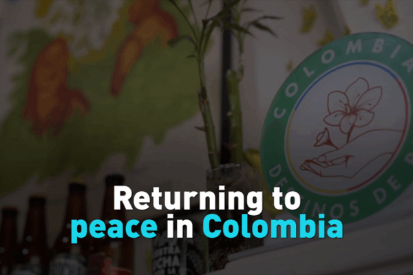 Crafting Peace: Ex-FARC Members Brew Beer at Bogotá’s House of Peace Crafting Peace: Ex-FARC Members Brew Beer at Bogotá’s House of Peace video poster