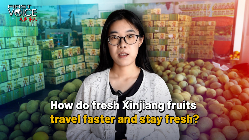 How Xinjiang Fruits Travel Fast and Stay Fresh 🍑 video poster