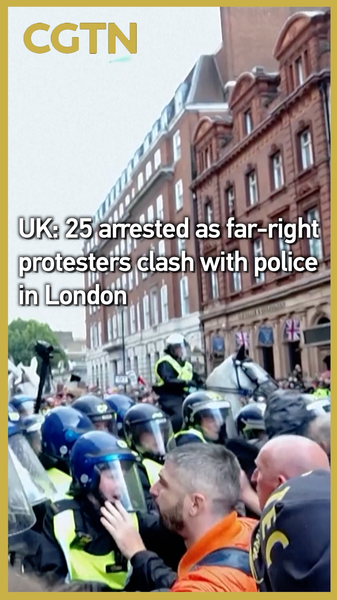 London_Tensions__25_Arrested_as_Far_Right_Rally_Sparks_Clashes_poster - Namaste Headlines London_Tensions__25_Arrested_as_Far_Right_Rally_Sparks_Clashes video poster