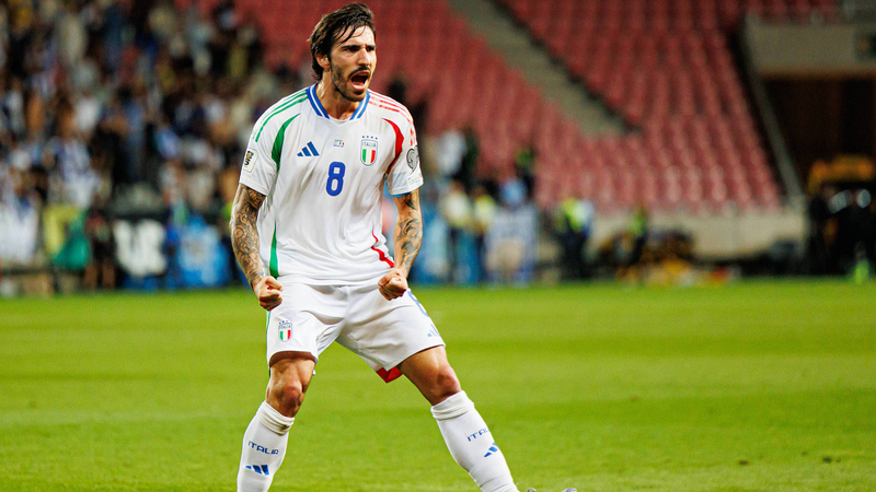 QYVMVXPTZ59RIDRX92FJ - Namaste Headlines Tonali’s Stunner Seals 5-4 Italy Win in Nine-Goal Thriller