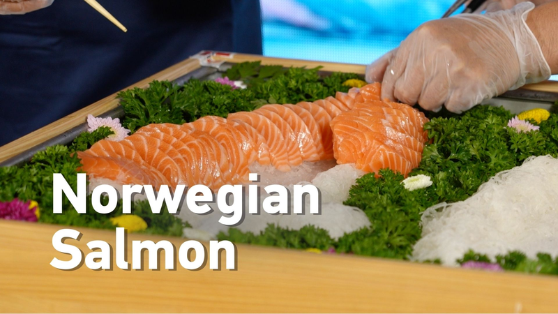 RUSIH6SSDJK7L9YLVNQ8 - Namaste Headlines Norwegian Salmon’s Big Splash in the Chinese Mainland video poster