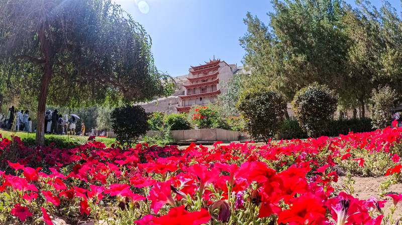 SZX6KJ8LNPG9OY3KBKF0 - Namaste Headlines Autumn Magic at Mogao Grottoes: Dunhuang’s Cultural Gem Beckons 🎨🍂
