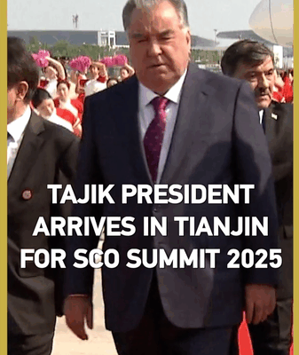 Tajik President Arrives in Tianjin for SCO 2025 Summit Tajik_President_Arrives_in_Tianjin_for_SCO_2025_Summit video poster