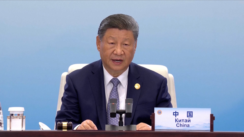 Xi_Delivers_Keynote_at_SCO_Summit_in_Tianjin video poster