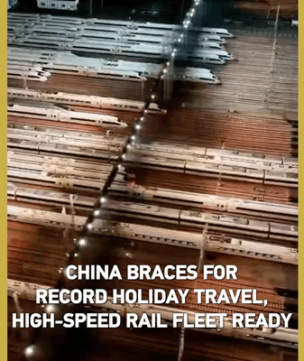 Holiday Travel Rush: Chinese Mainland’s High-Speed Rails Ready Holiday Travel Rush: Chinese Mainland’s High-Speed Rails Ready video poster