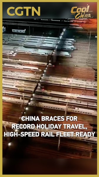 YS7F7IC97J6RU2FDUCYY - Namaste Headlines Holiday Travel Rush: Chinese Mainland’s High-Speed Rails Ready video poster