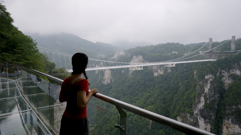 Zhangjiajie_Highlights__Stairway_to_Heaven__Glass_Bridge___Wingsuit_Thrills video poster