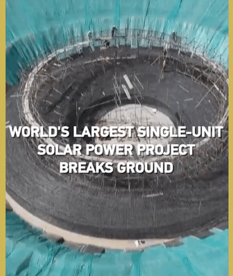 World’s Biggest Single-Unit Solar Tower Project Kicks Off in Qinghai ☀️ World’s Biggest Single-Unit Solar Tower Project Kicks Off in Qinghai ☀️ video poster