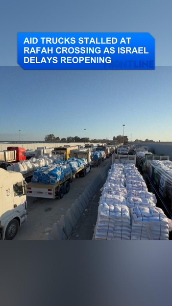 Aid_Trucks_Stall_at_Rafah_Crossing_Amid_Reopening_Delay_poster - Namaste Headlines Aid_Trucks_Stall_at_Rafah_Crossing_Amid_Reopening_Delay video poster