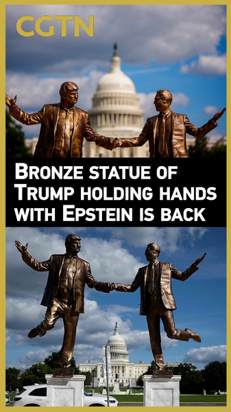 Best Friends Forever: Trump-Epstein Statue Pops Up Again Best_Friends_Forever__Trump_Epstein_Statue_Pops_Up_Again video poster