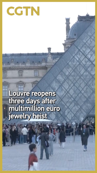 Louvre Reopens 3 Days After €88M Jewelry Heist Louvre Reopens 3 Days After €88M Jewelry Heist video poster