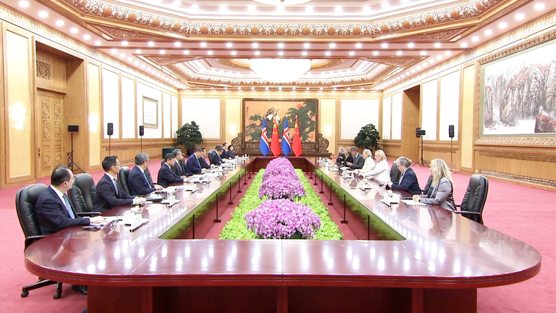 Xi & Iceland’s President Boost Ties and Gender Equality video poster
