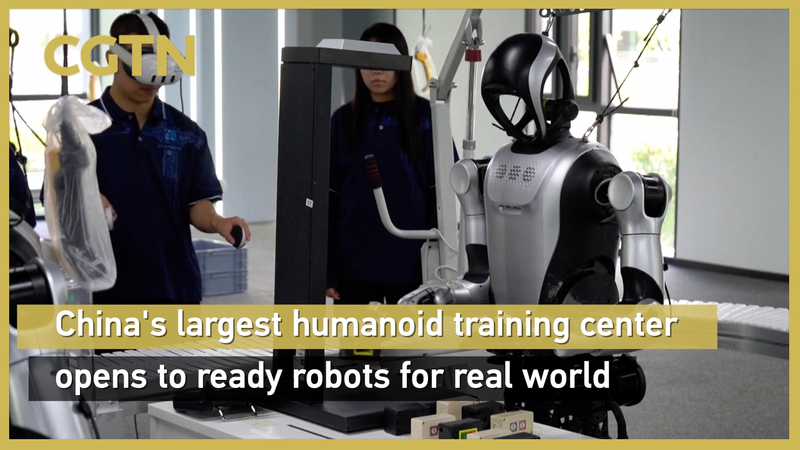 Chinese_mainland_Opens_Largest_Humanoid_Robot_Training_Hub_poster - Namaste Headlines Chinese_mainland_Opens_Largest_Humanoid_Robot_Training_Hub video poster