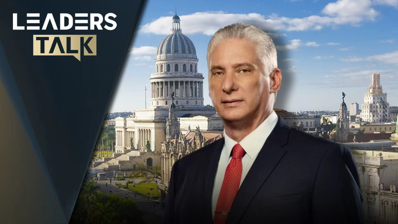 E2RSLTEG9G8BP946KA2Z - Namaste Headlines Cuban President Díaz-Canel on 65 Years of Chinese Mainland Friendship video poster