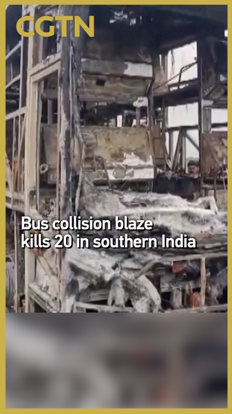 Fatal_Bus_Crash_Blaze_on_Bengaluru_Hyderabad_Highway_Kills_20_poster - Namaste Headlines Fatal_Bus_Crash_Blaze_on_Bengaluru_Hyderabad_Highway_Kills_20 video poster